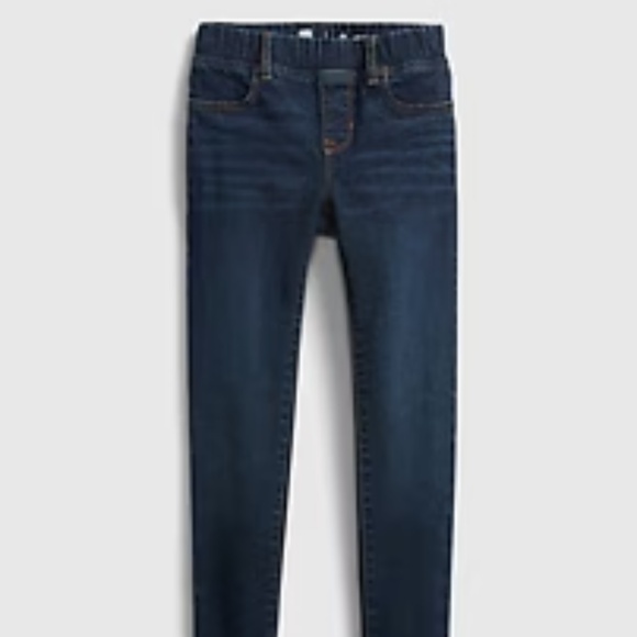 COPY - NWT Gap Kids Mid Rise Pull-On Jegging Dark Wash Jeans Stretch Size 12 Re… - Picture 13 of 15